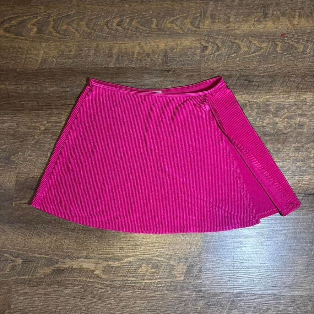 Y2k Pink Slit Skirt